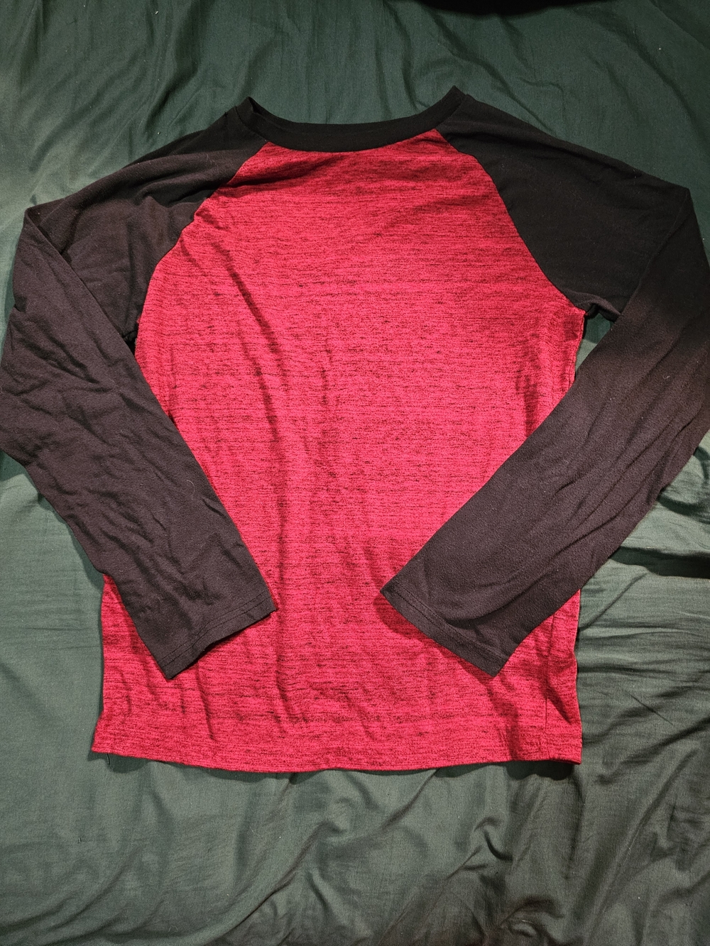 urban pipeline Red and Black Raglan Long Sleeve Tee for Kids